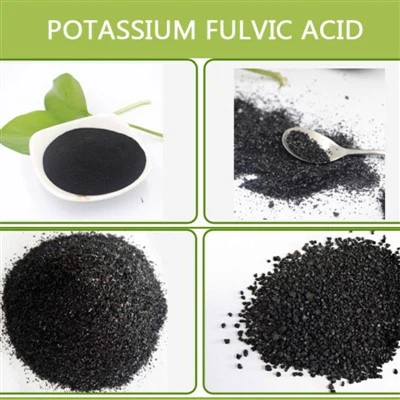 100 pousan dlo-soluble Potasyòm Fulvic Asid Powder