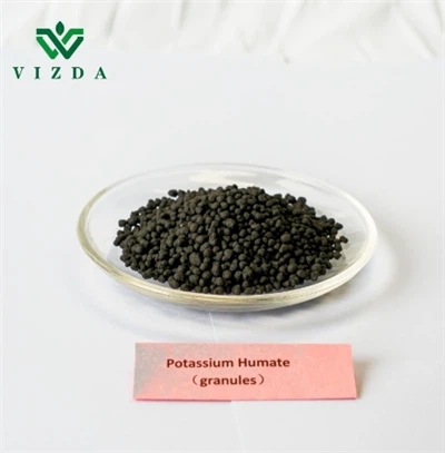 Amannman tè agrikòl Potasyòm Humate Flake / Granulaire angrè òganik