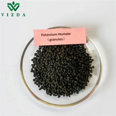 Yon angrè òganik Potasyòm Humate dlo solubilite 98%-Agrikilti Itilizasyon